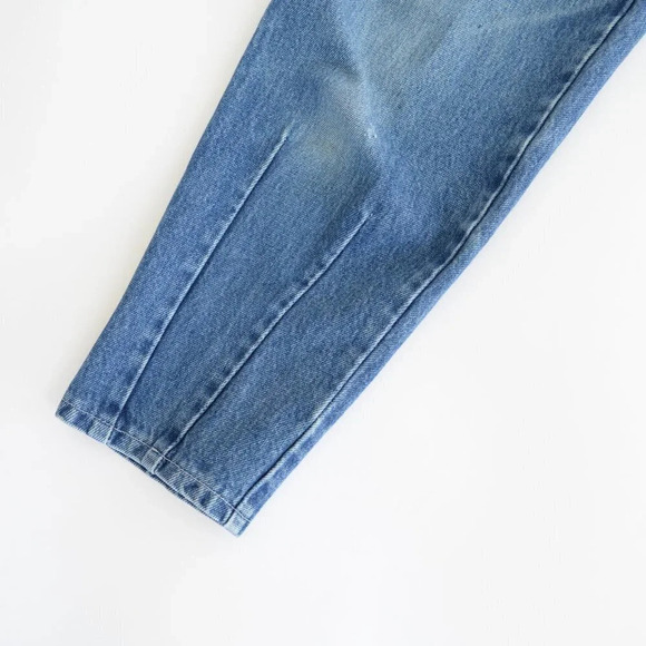 Vintage Calvin Klein Blue Denim Tapered Jeans Denim - Picture 6 of 16